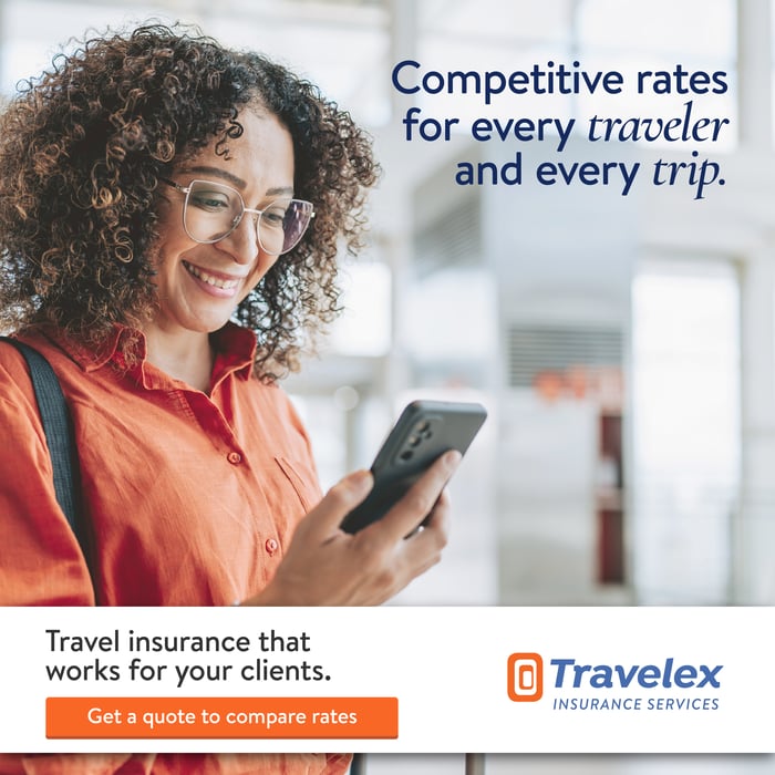 Get a quote from Travelex Insurance Services
